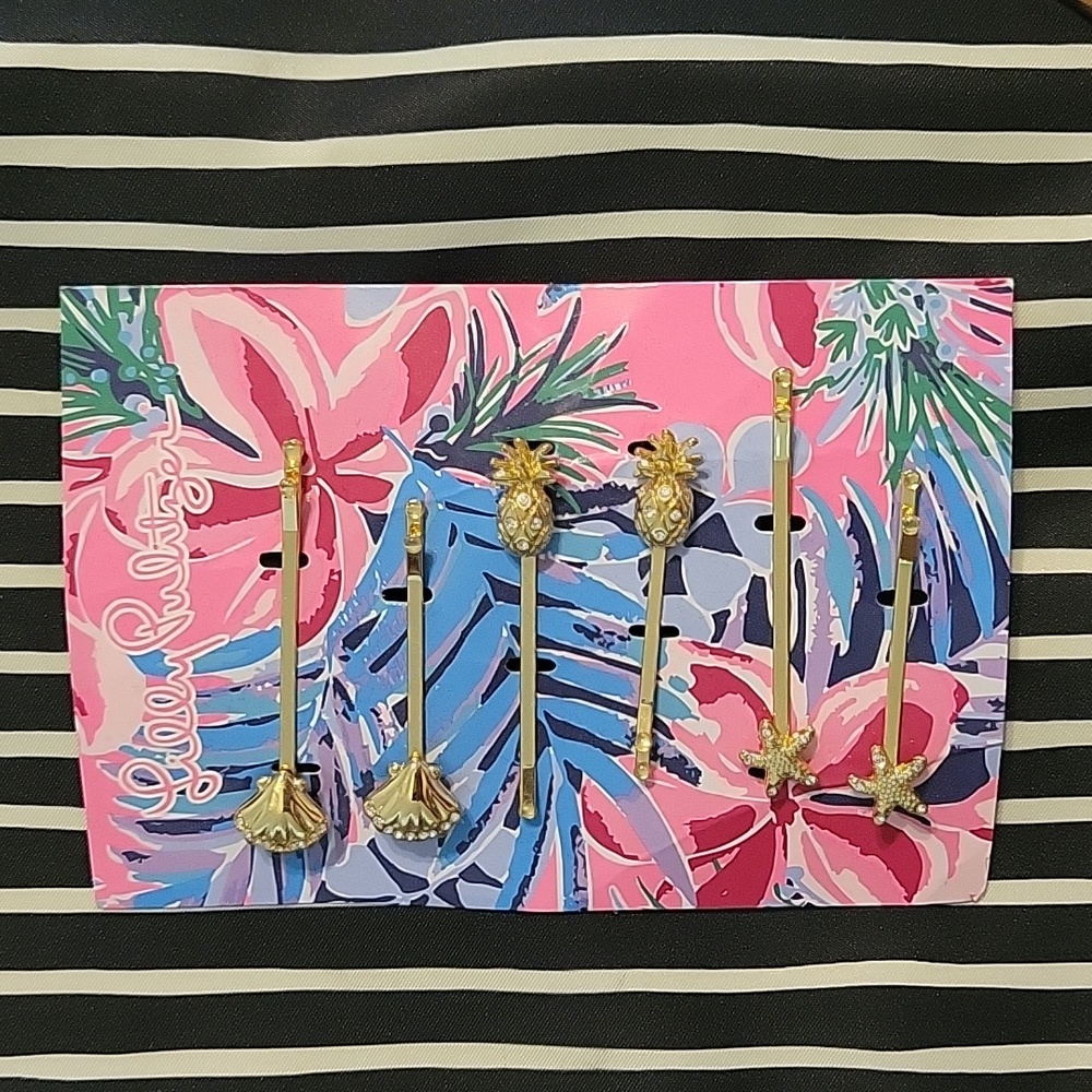 Lilly Pulitzer bobby pins